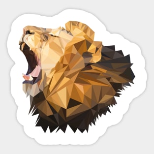 Poly the Lion Sticker